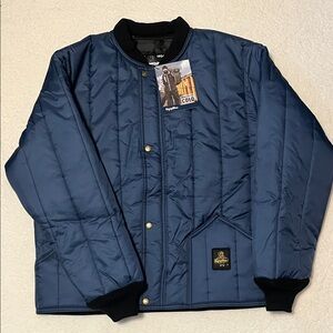 Blue Puffer Jacket .